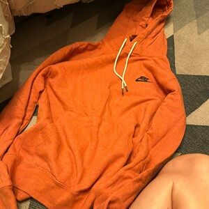 Nike hoodie and burnt orange size small